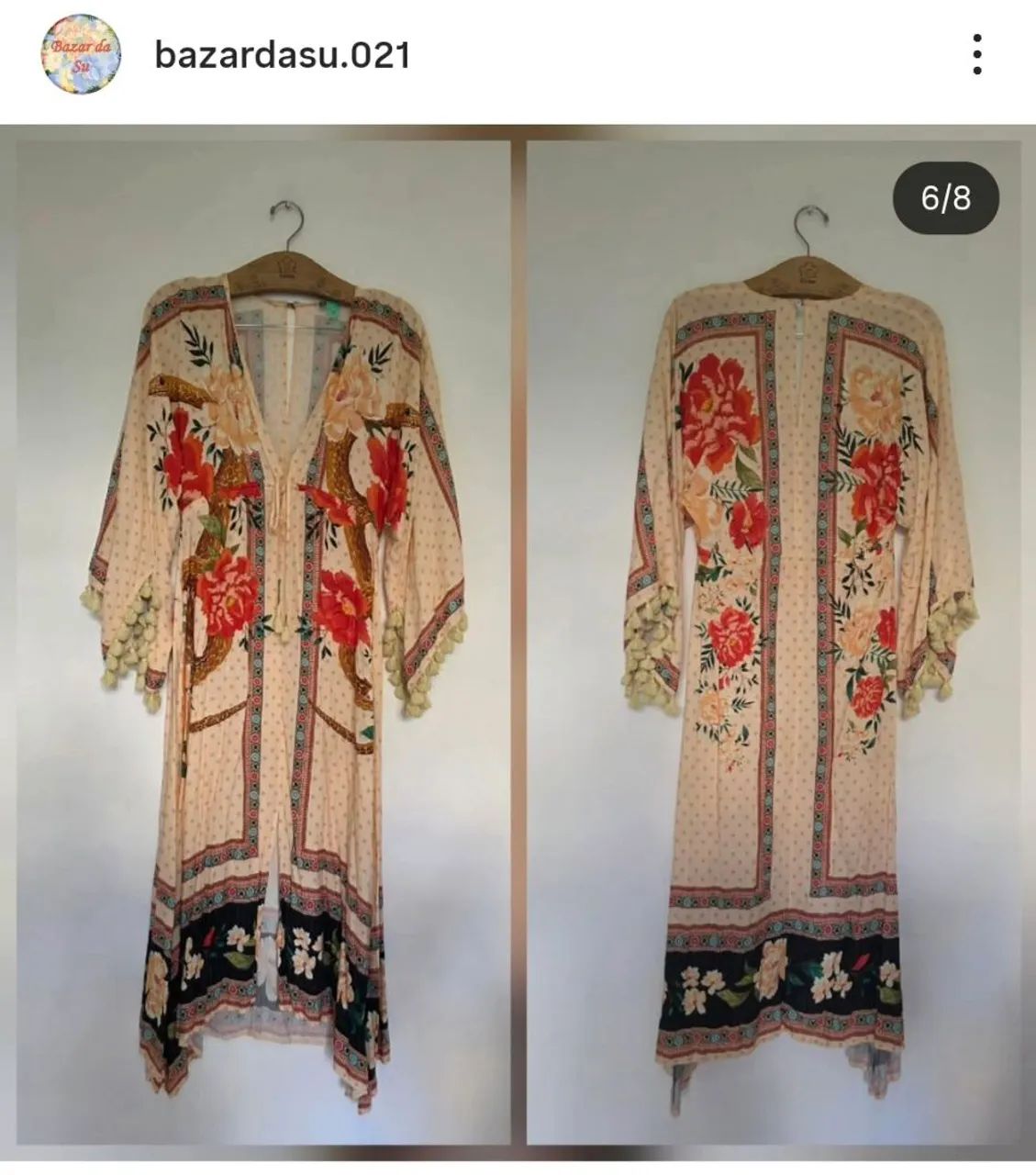 Vestido midi baem Farm - Foto 4