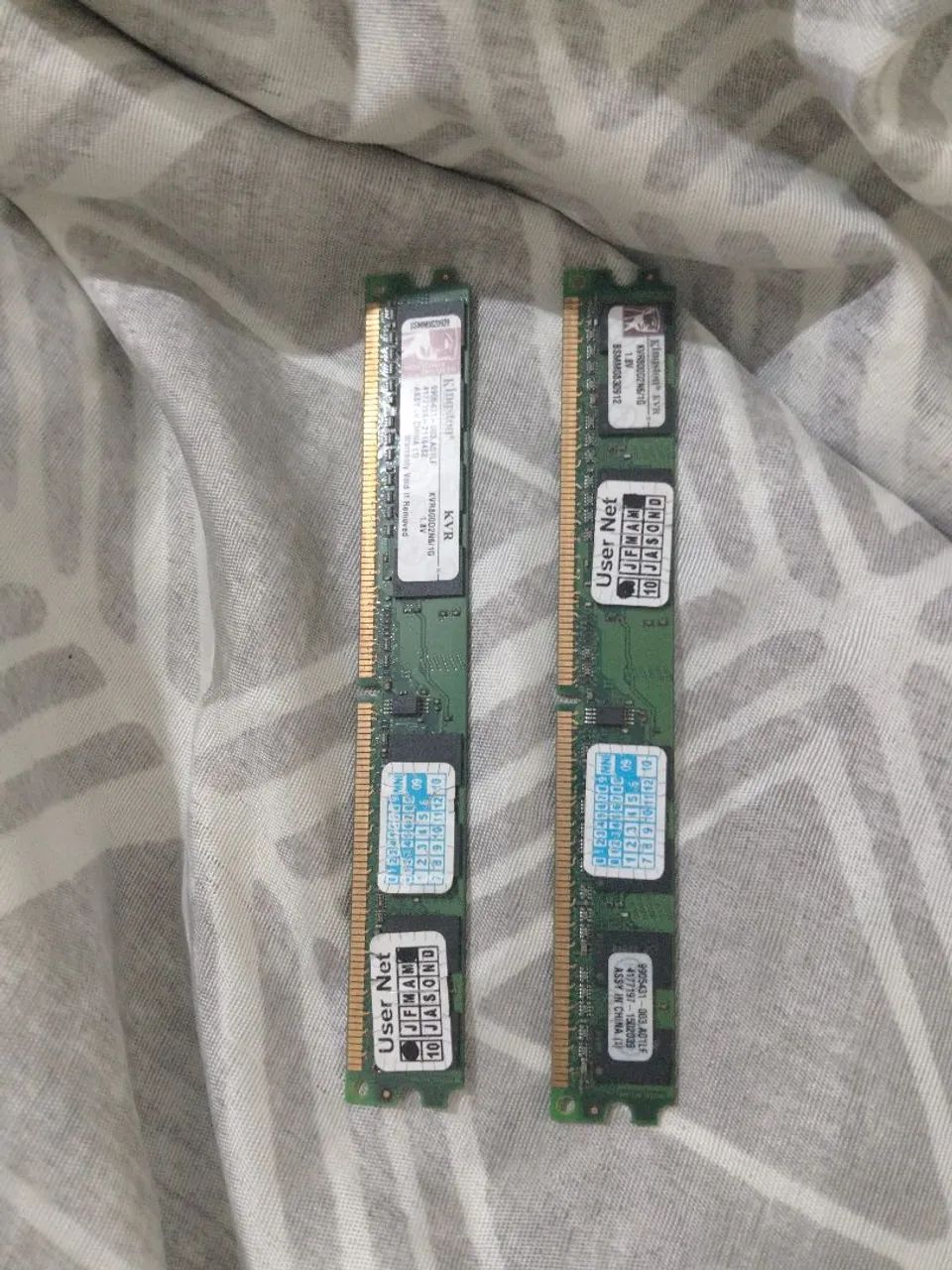 Dois pente de memória de computado DDR2 
