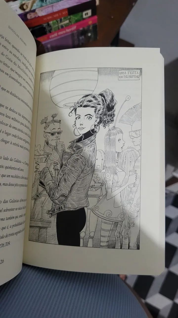 O guia do mochileiro das galáxias - Edição Ilustrada. Douglas Adams - Foto 3