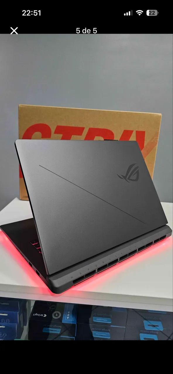 Notebook gamer Asus rog strix g16 Rtx 5060 8gb de vram - Foto 3