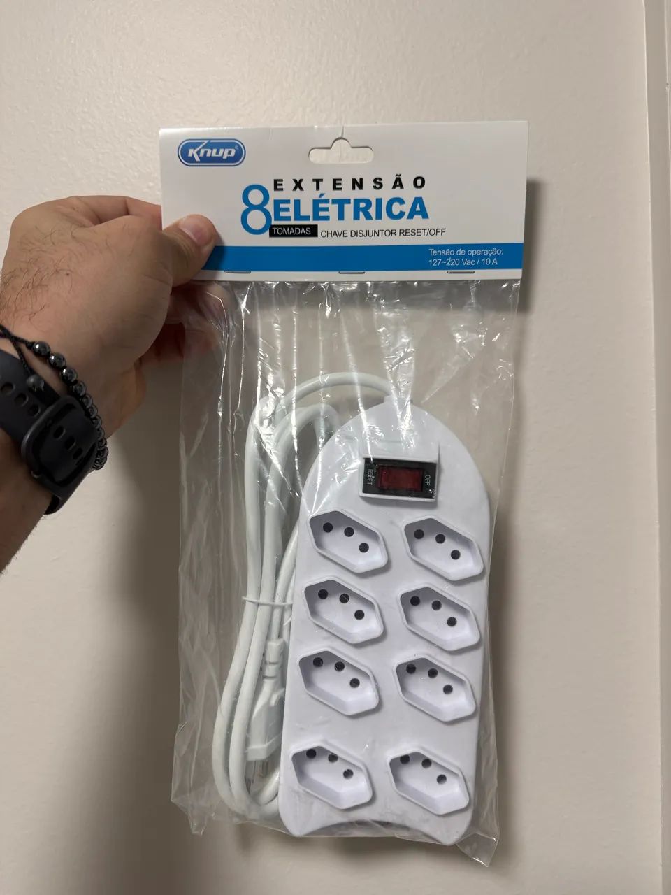 Extensão elétrica 8 Tomadas  - Foto 2