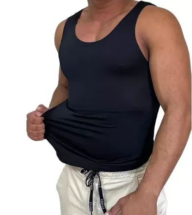 Camisa Regata Cinta Modeladora Andominal Postural z1547 - Foto 5