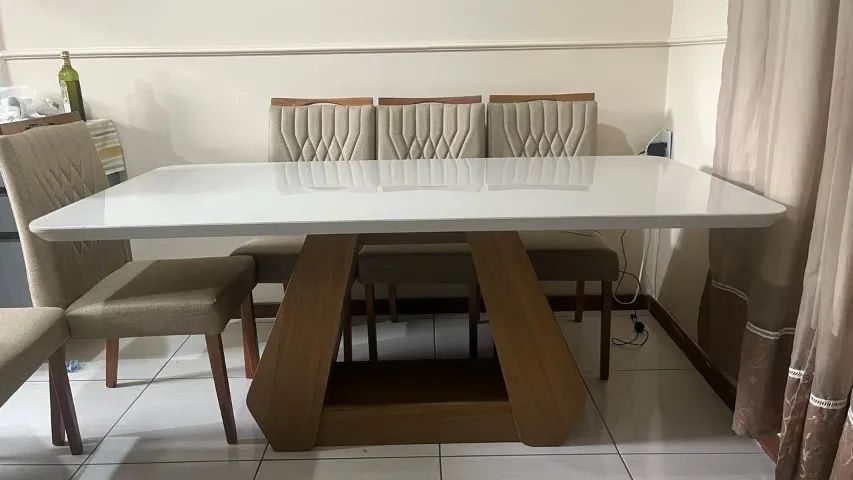 Mesa de Jantar 6 cadeiras lindíssima - Foto 2
