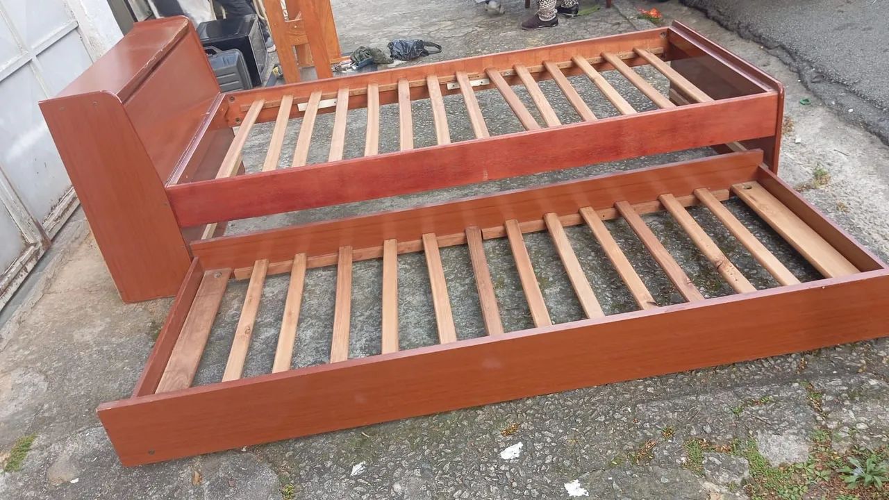 Cama de solteiro com cama auxiliar  - Foto 2