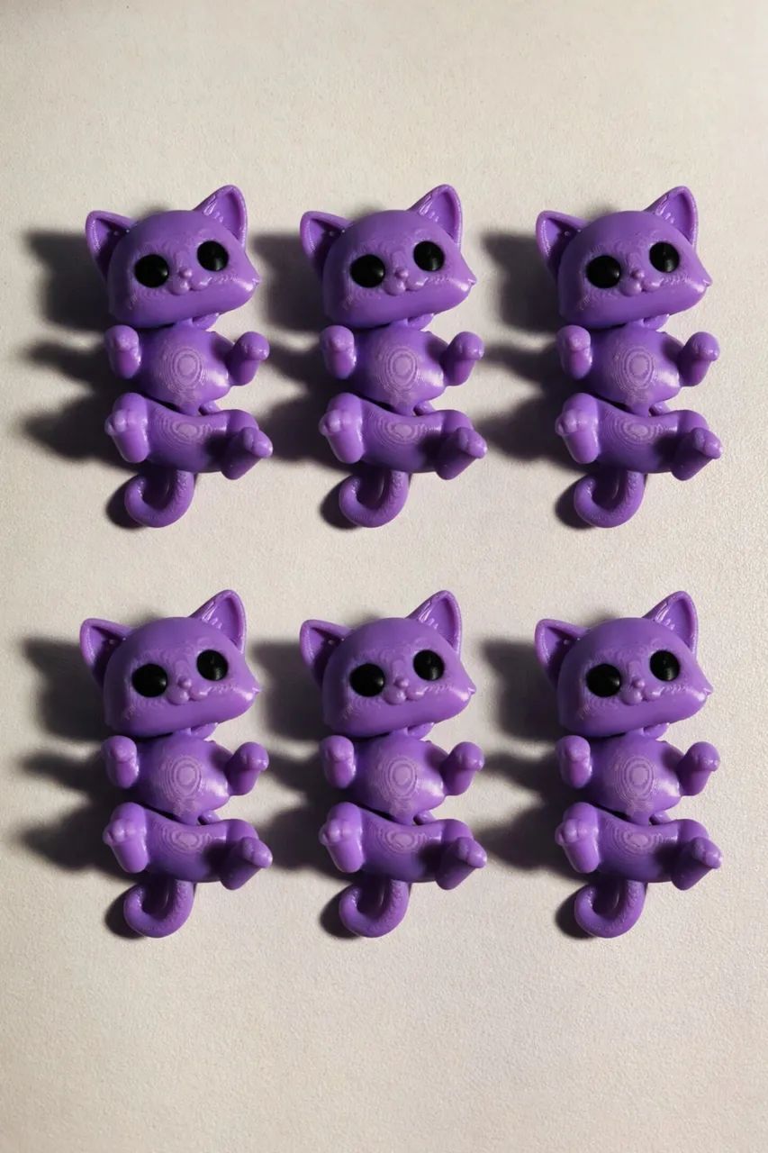 Gato Articulado 3D - Flexível, Fofo e Super Diferente! - Foto 2