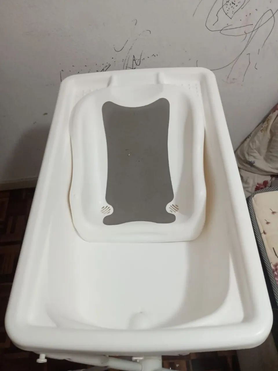 Kit banho bebê Burigotto com suporte e redutor - Foto 4