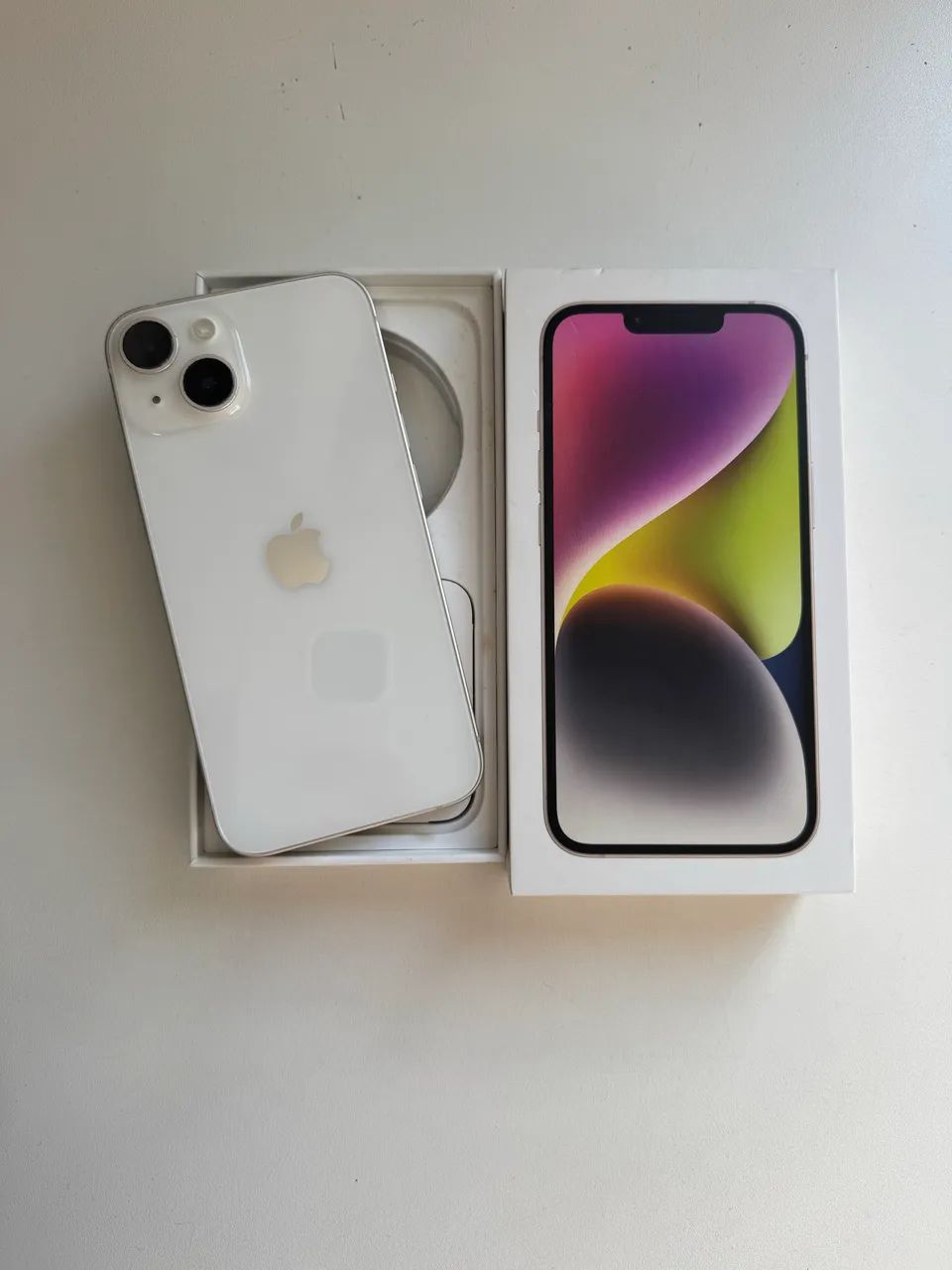 iPhone 14 128GB Branco  - Foto 2