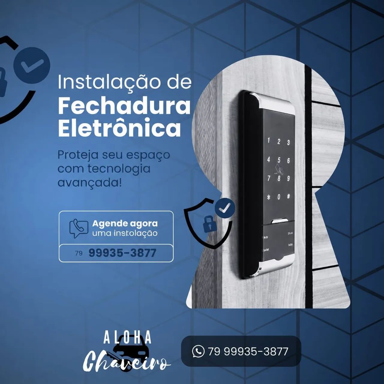 Instalação de Fechadura Digital e Eletrônica!
