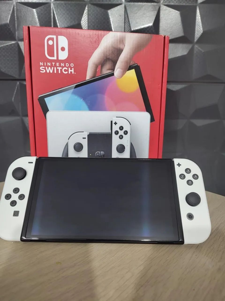 Nintendo Switch OLED Branco Semi Novo Desbloquead@. - Foto 3