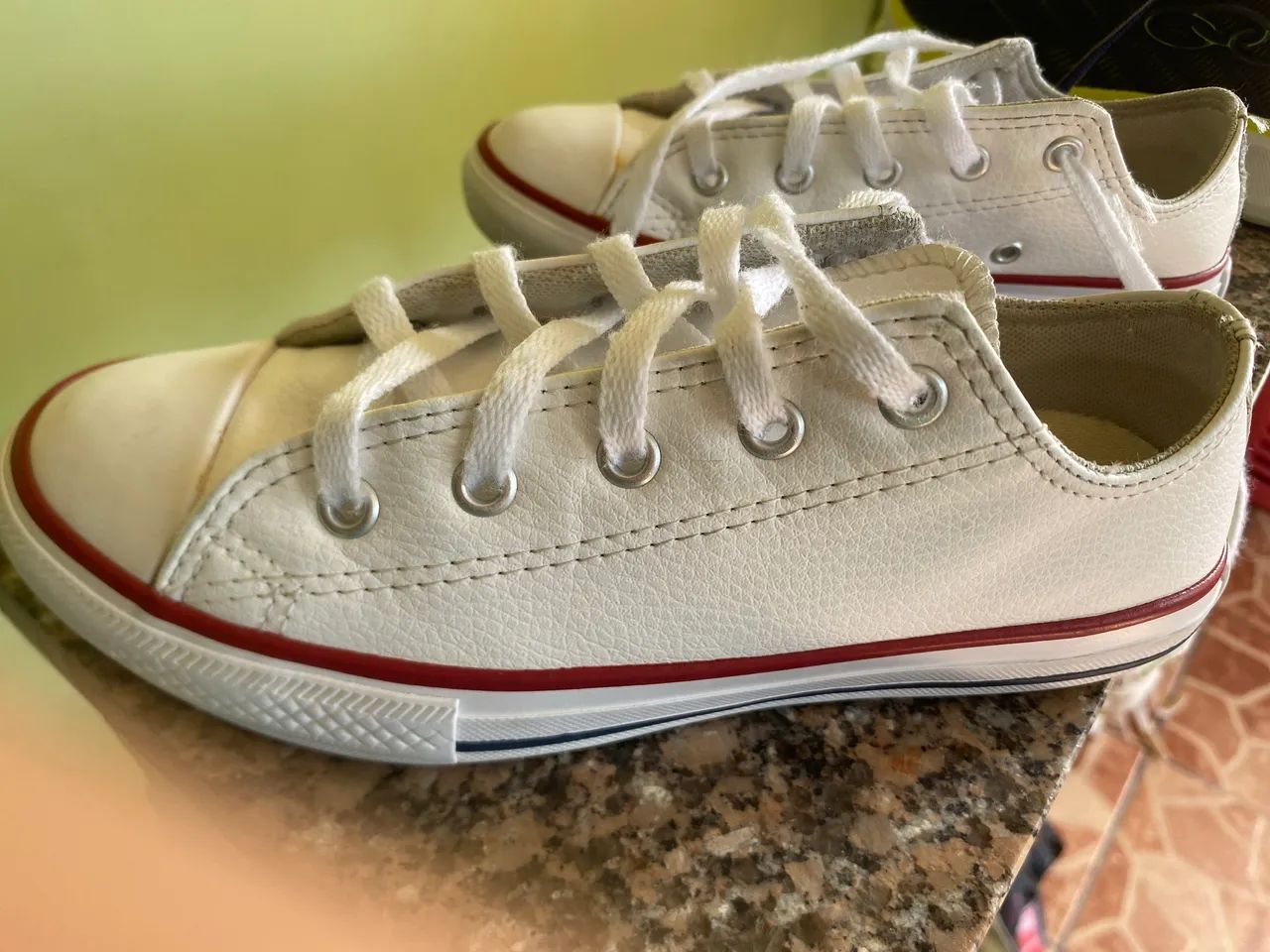 All star  de couro  - Foto 2