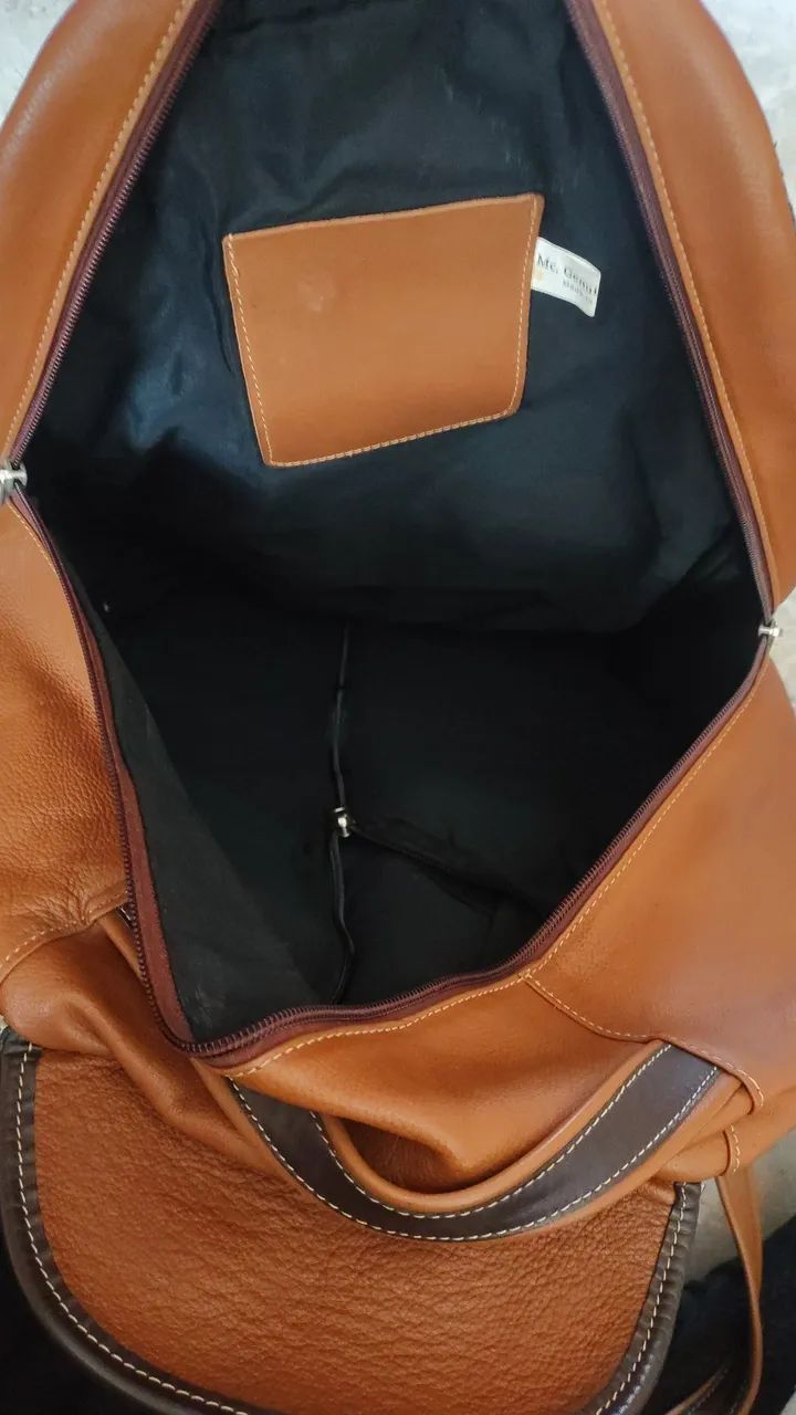 Mochila couro puro Argentina  - Foto 3