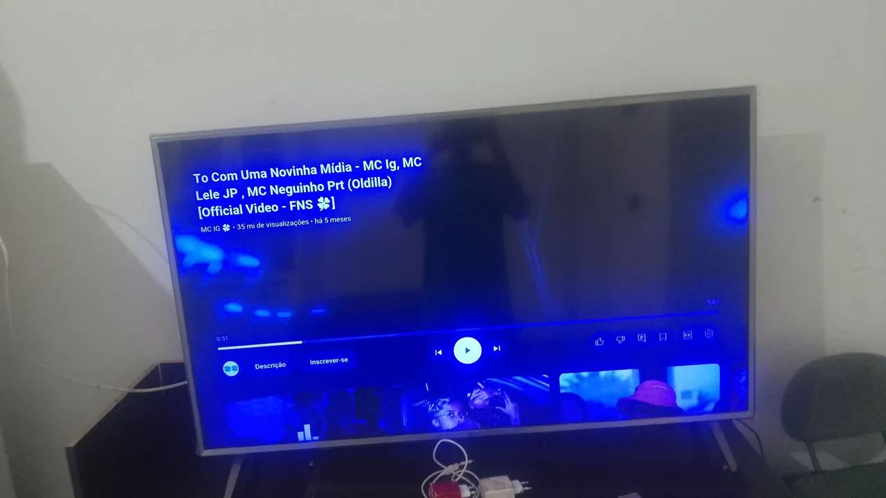 Vendo tv 50 polegadas 3 semanas de uso 