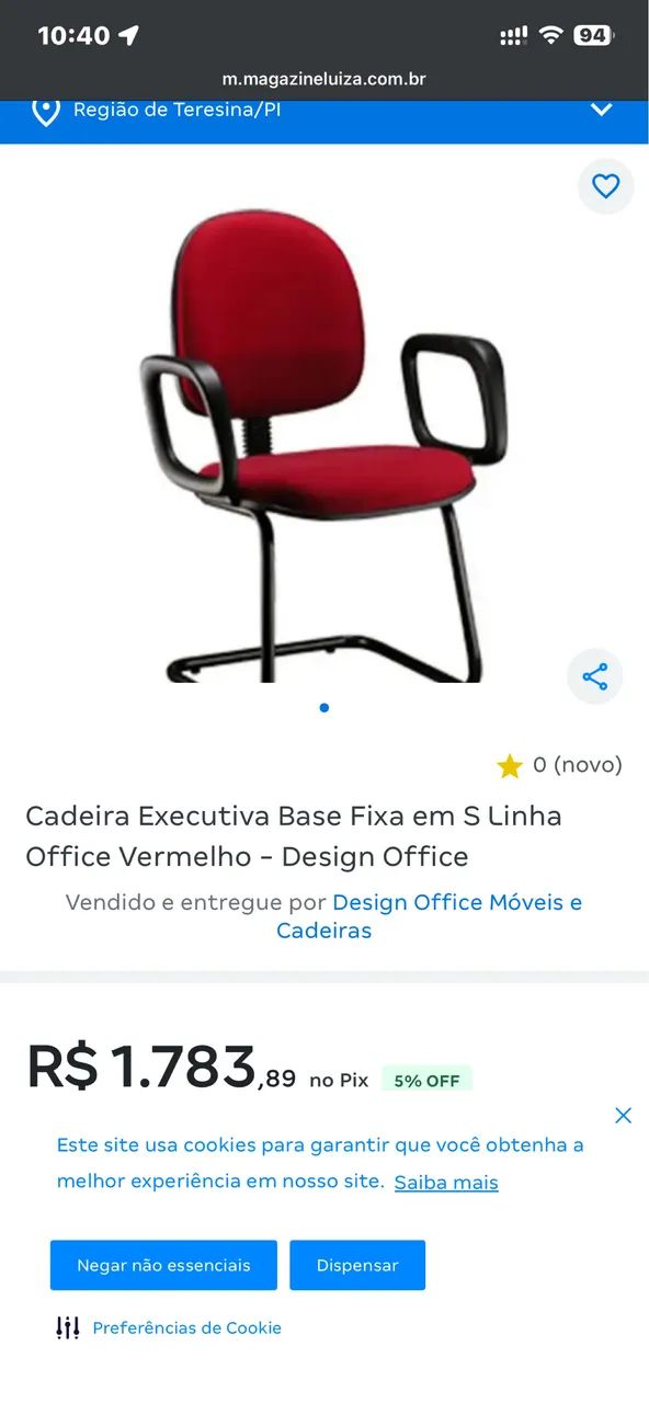 Cadeira executiva  - Foto 5