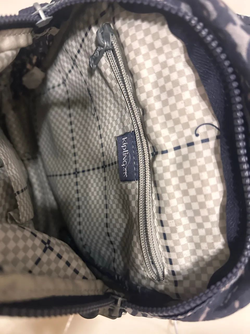 Bolsa kipling original mini mochila estampa militar  - Foto 3