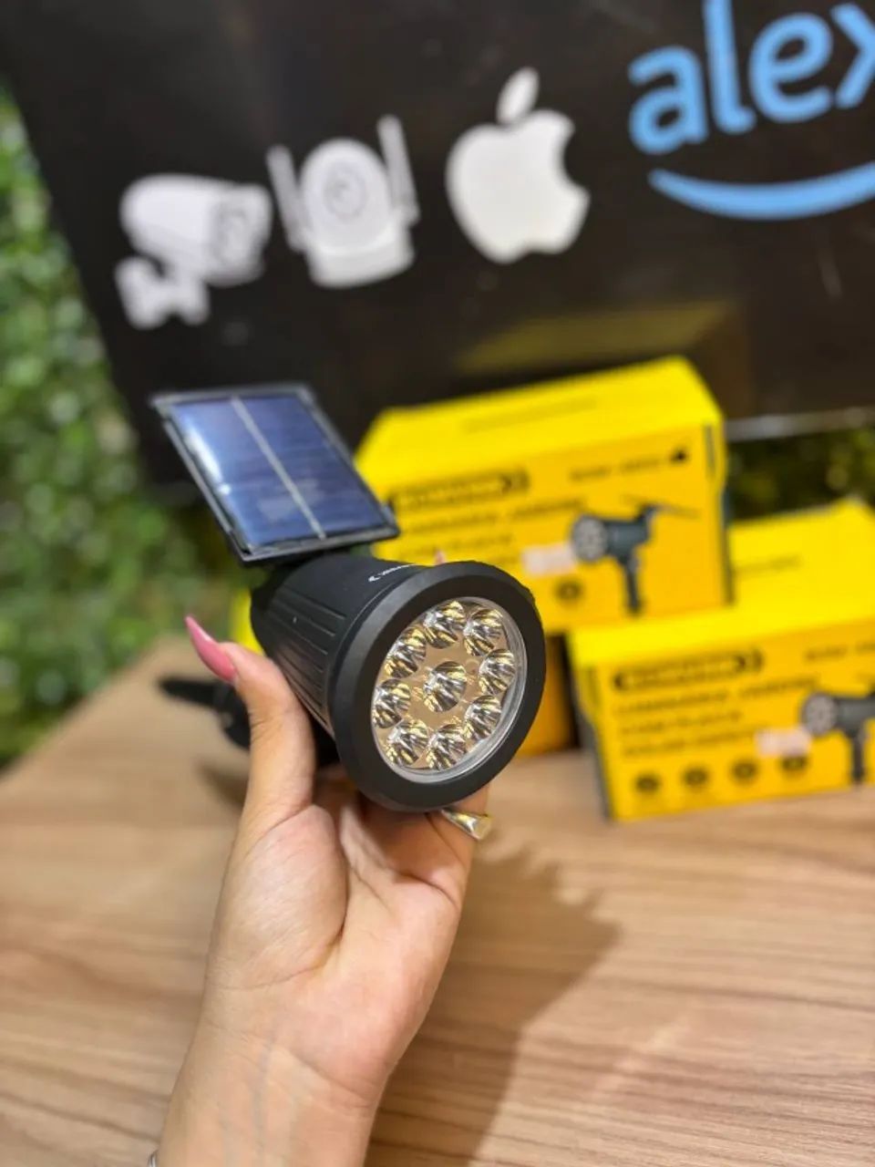 Luminária de Jardim com Placa Solar e Espeto BOMVINK BOM-4602 - Foto 3