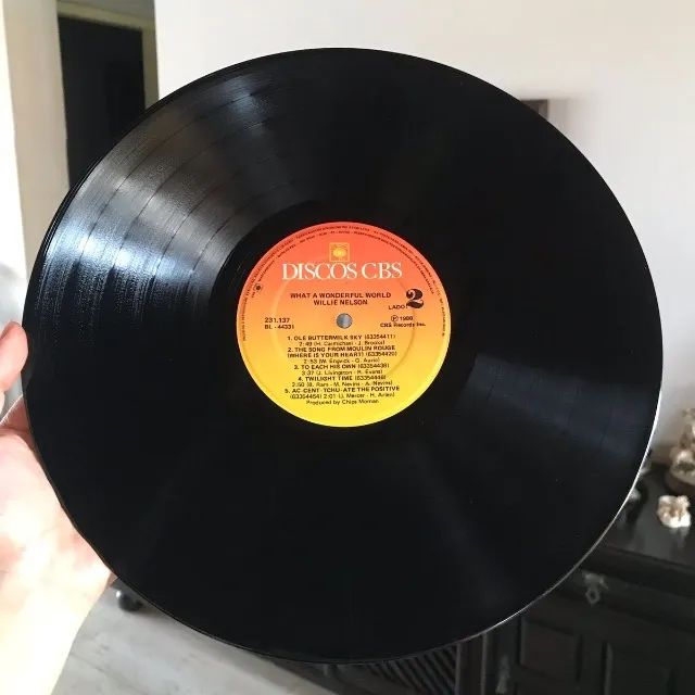 lp vinil - willie nelson - what a wonderful world - Foto 4