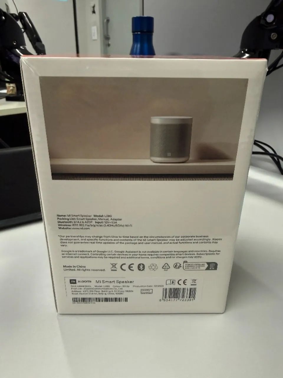 Caixa de Som Inteligente Xiaomi Mi Smart Speaker Com Google Assistente Cor Branco  - Foto 3