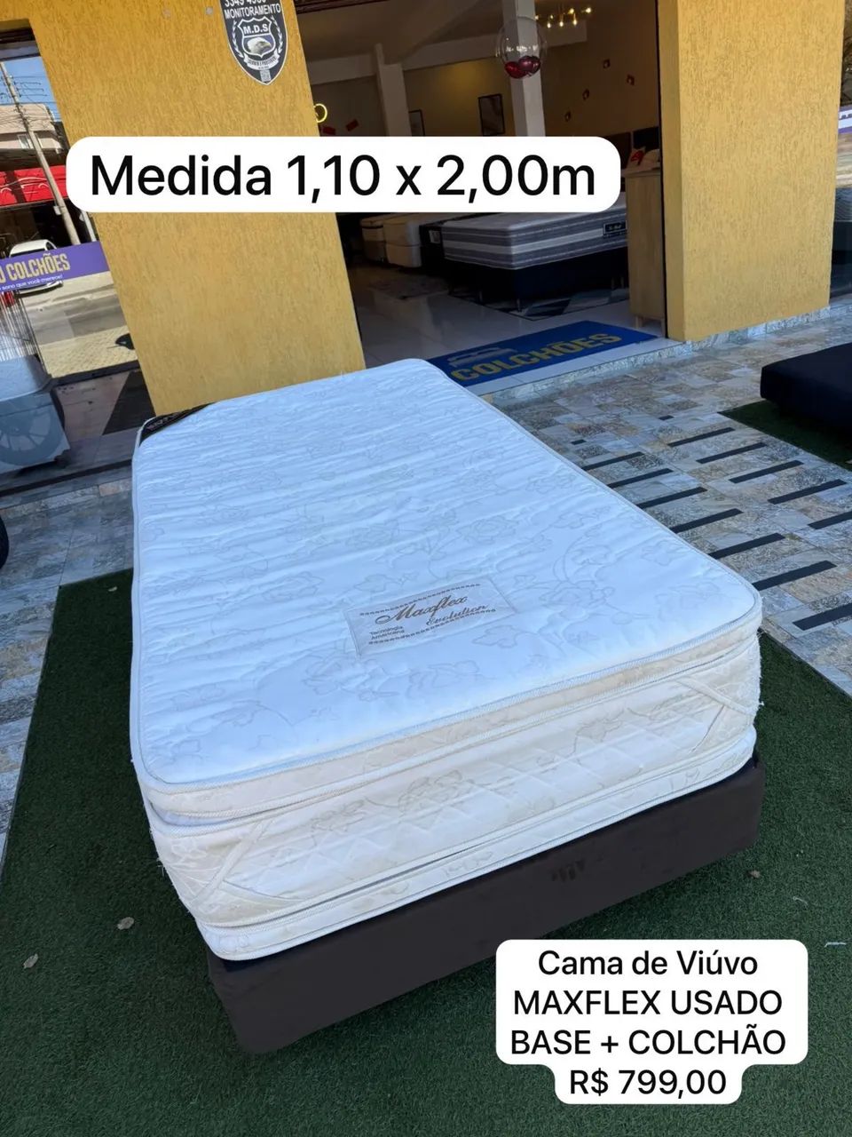 Cama de Viúvo MAXFLEX USADA BOA - Entrego! 