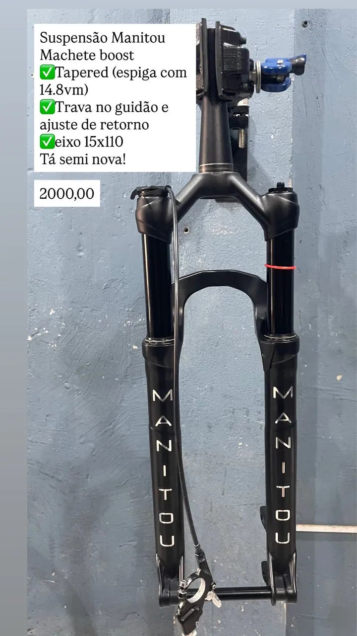 Suspensão Manitou Machete boost - Foto 3