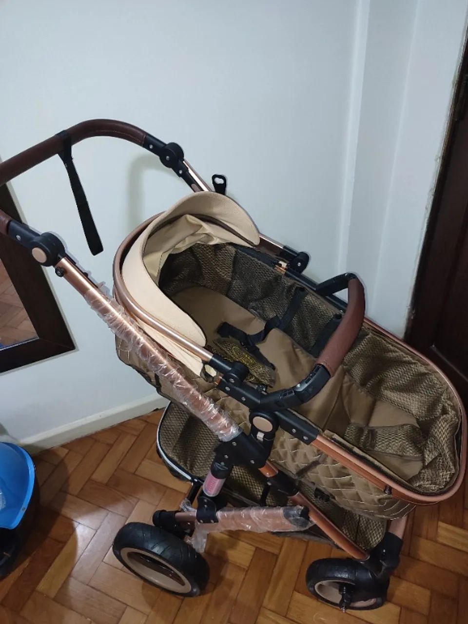 Carrinho de bebê com moisés - Foto 2