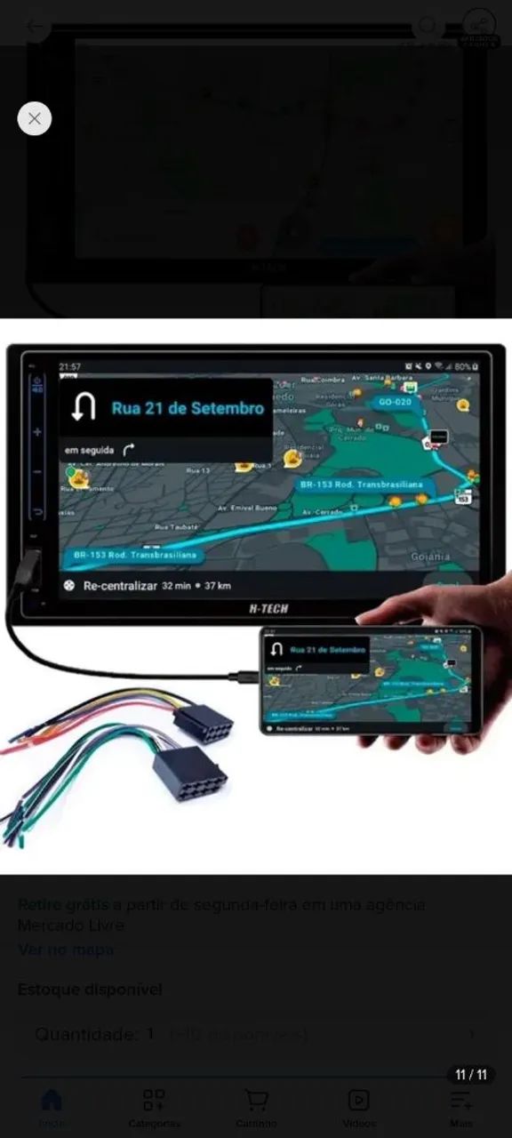 Multimidia H-Tech HT-3023 compatível Bluetooth e Celulares Android e IOs - Foto 2