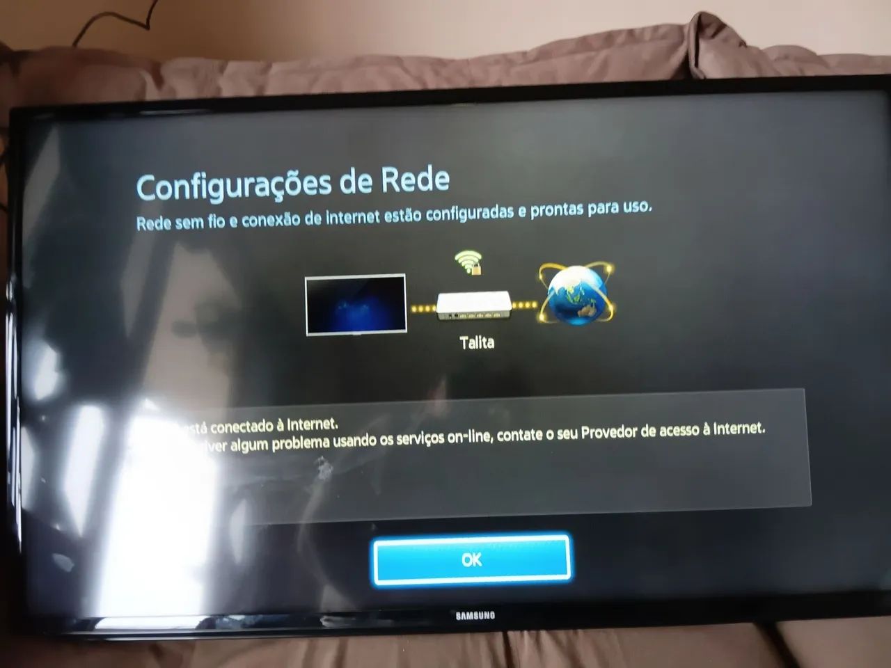 Vendo tv Samsung shmart 50 polegadas funcionando certinho  - Foto 3