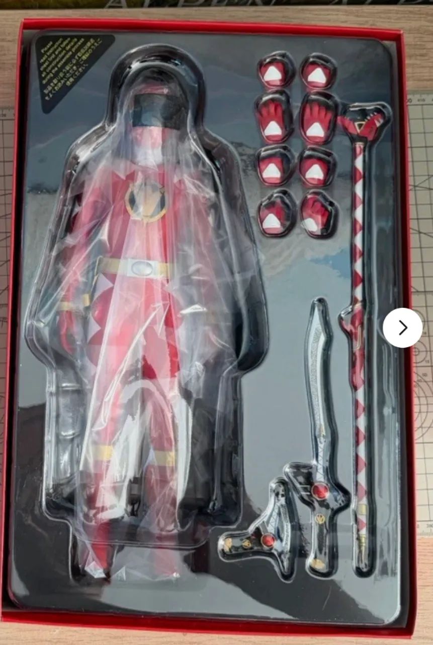 Power Ranges Red Aba Warrior 1/6 SooSooToys - Foto 4