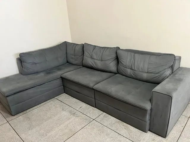 SOFÁ DE CANTO, RETRÁTIL - Foto 3