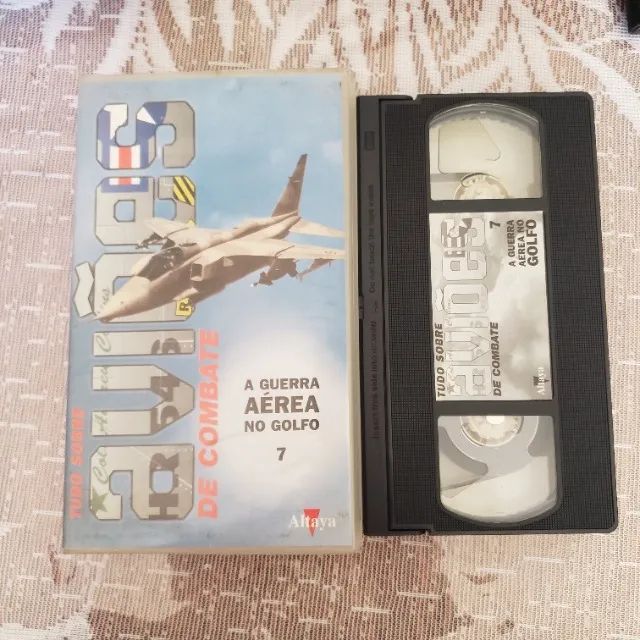 VHS AVIÕES DE COMBATE, 11 EDIÇÕES