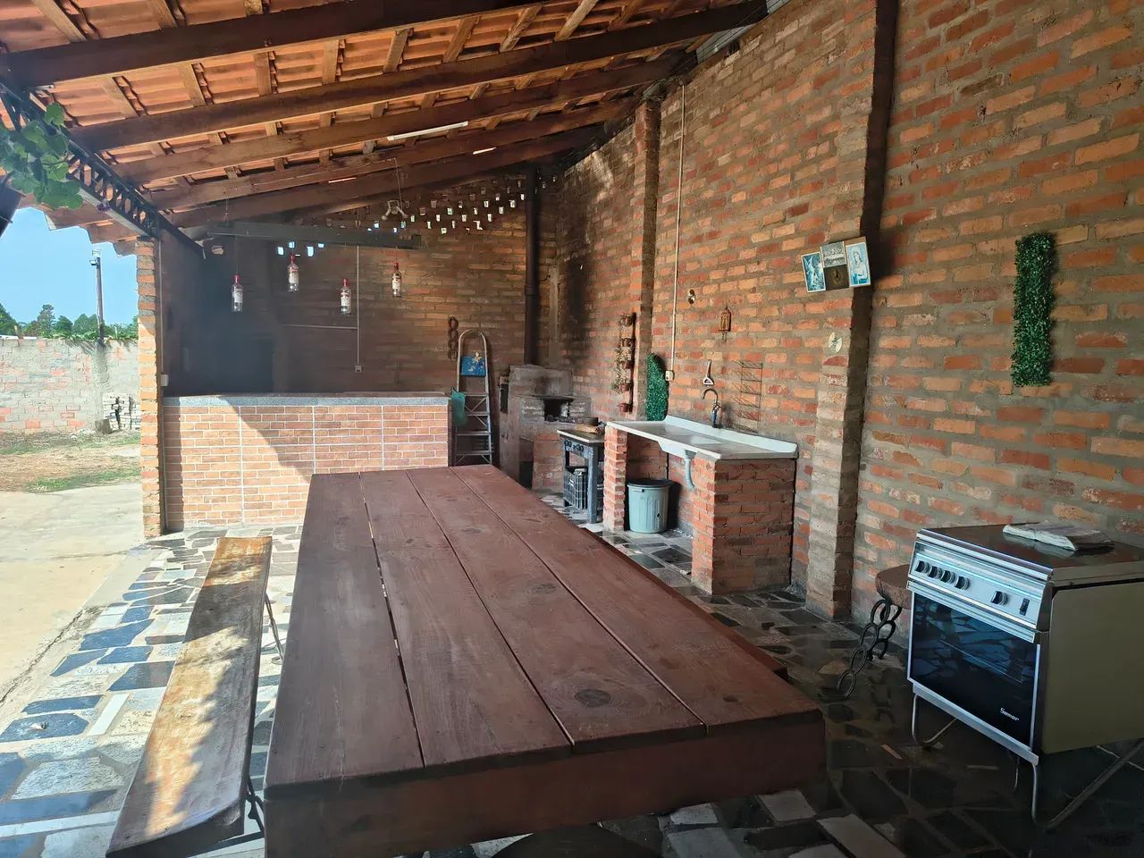CHÁCARA COM 1000 M², CASA COM 2 QUARTOS, PISCINA - Foto 2
