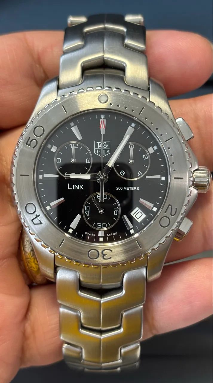 Relógio TAG Heuer Link Chronograph, 42 mm, Quartzo, ref.CJ1110 - Foto 4
