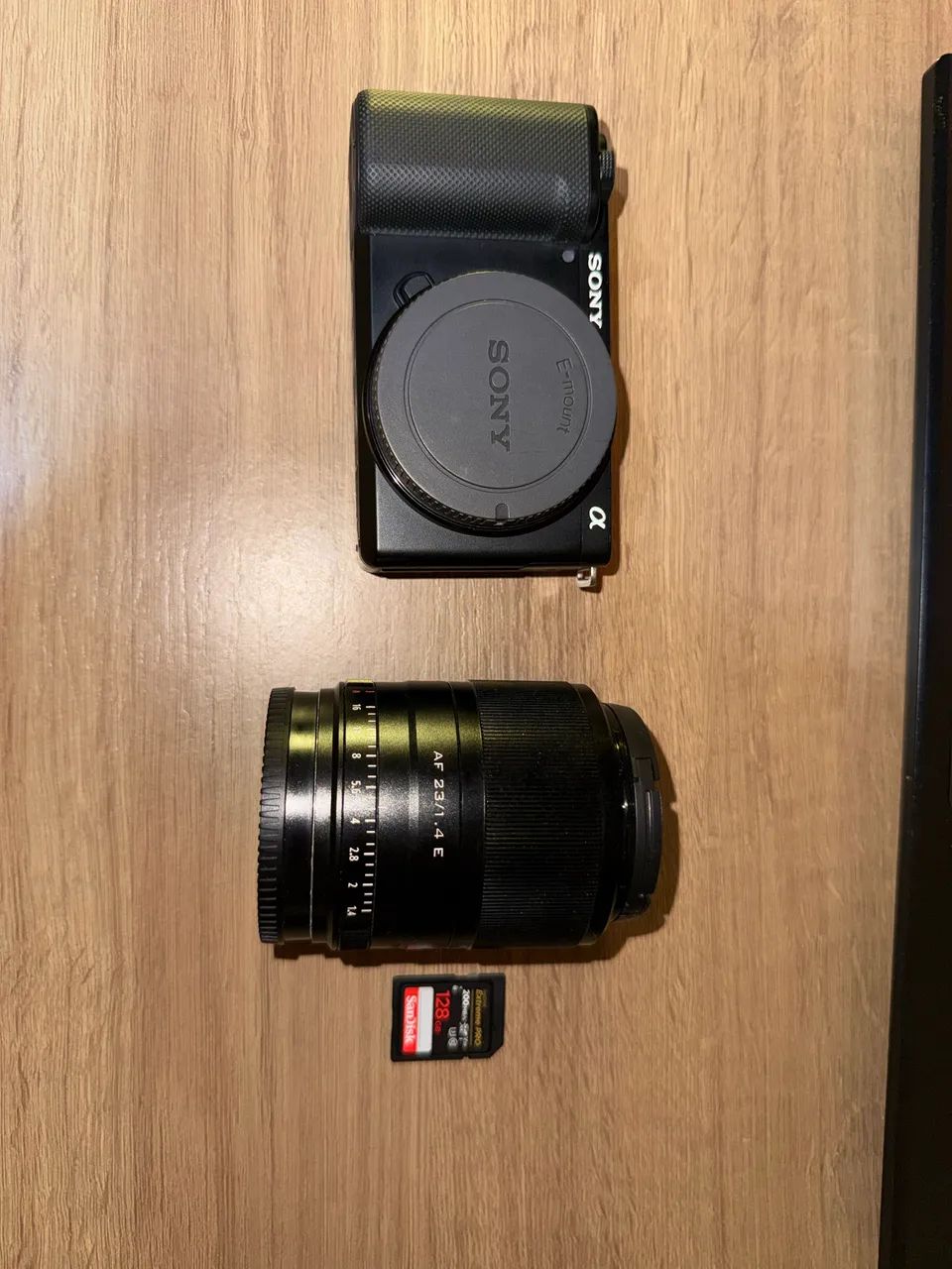 Sony ZV-E10 + Viltrox 23mm f1.4 + 128GB