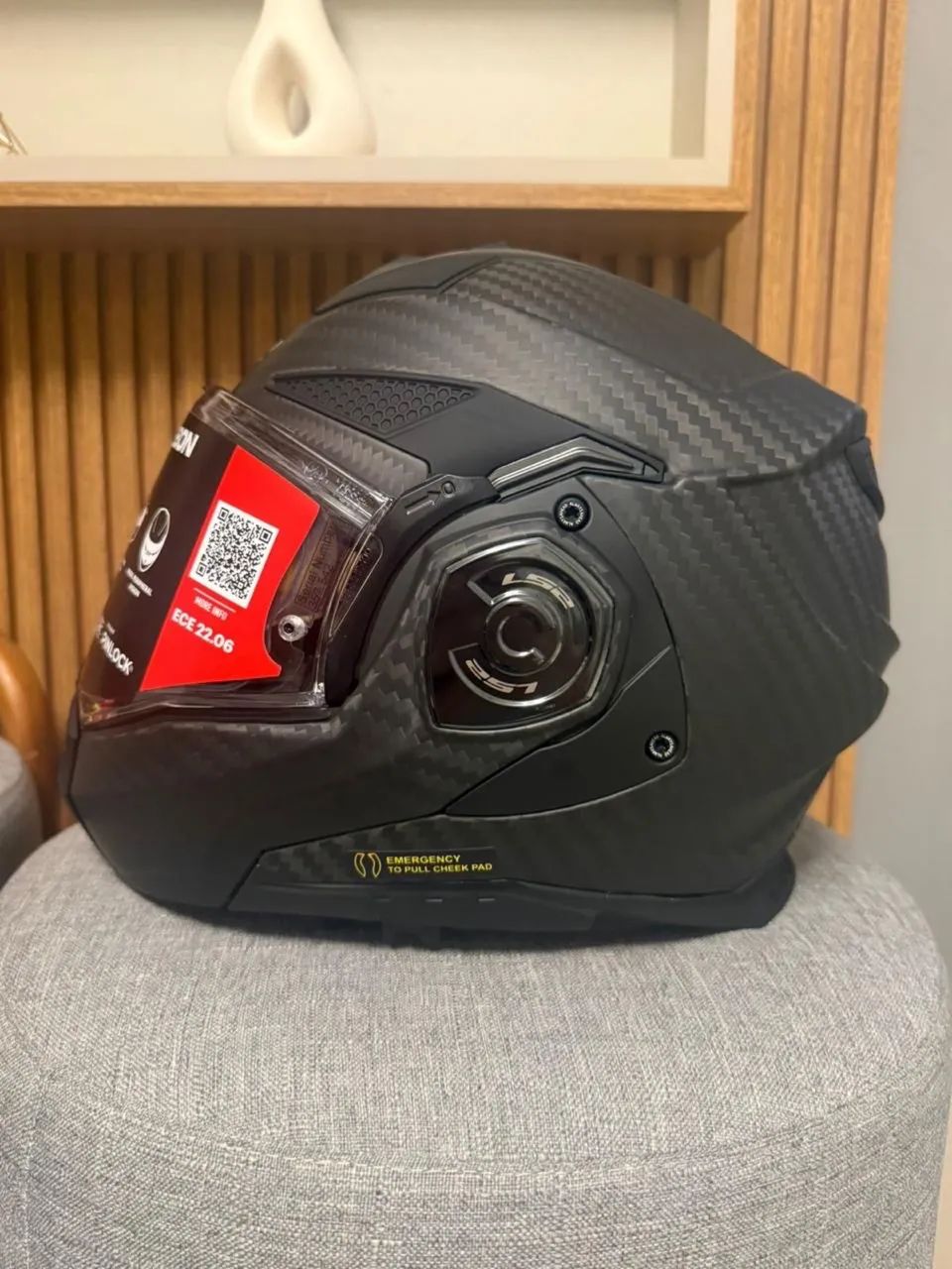 Capacete ls2 advant-x carbono novo sem uso  - Foto 4