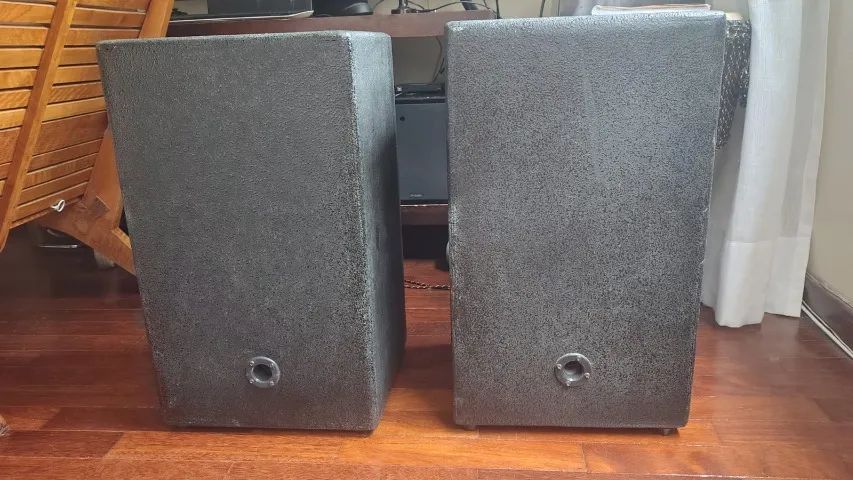 PREÇO REDUZIDO - Conjunto de potência e duas caixas de som - Foto 3