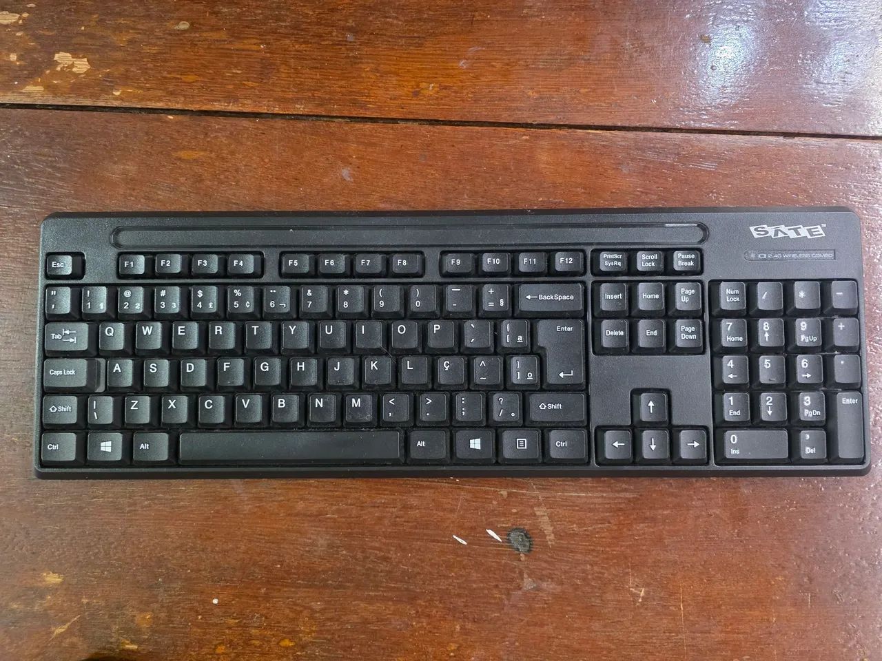 Kit Teclado e Mouse sem fio wireless SATE AK-718G - Foto 2