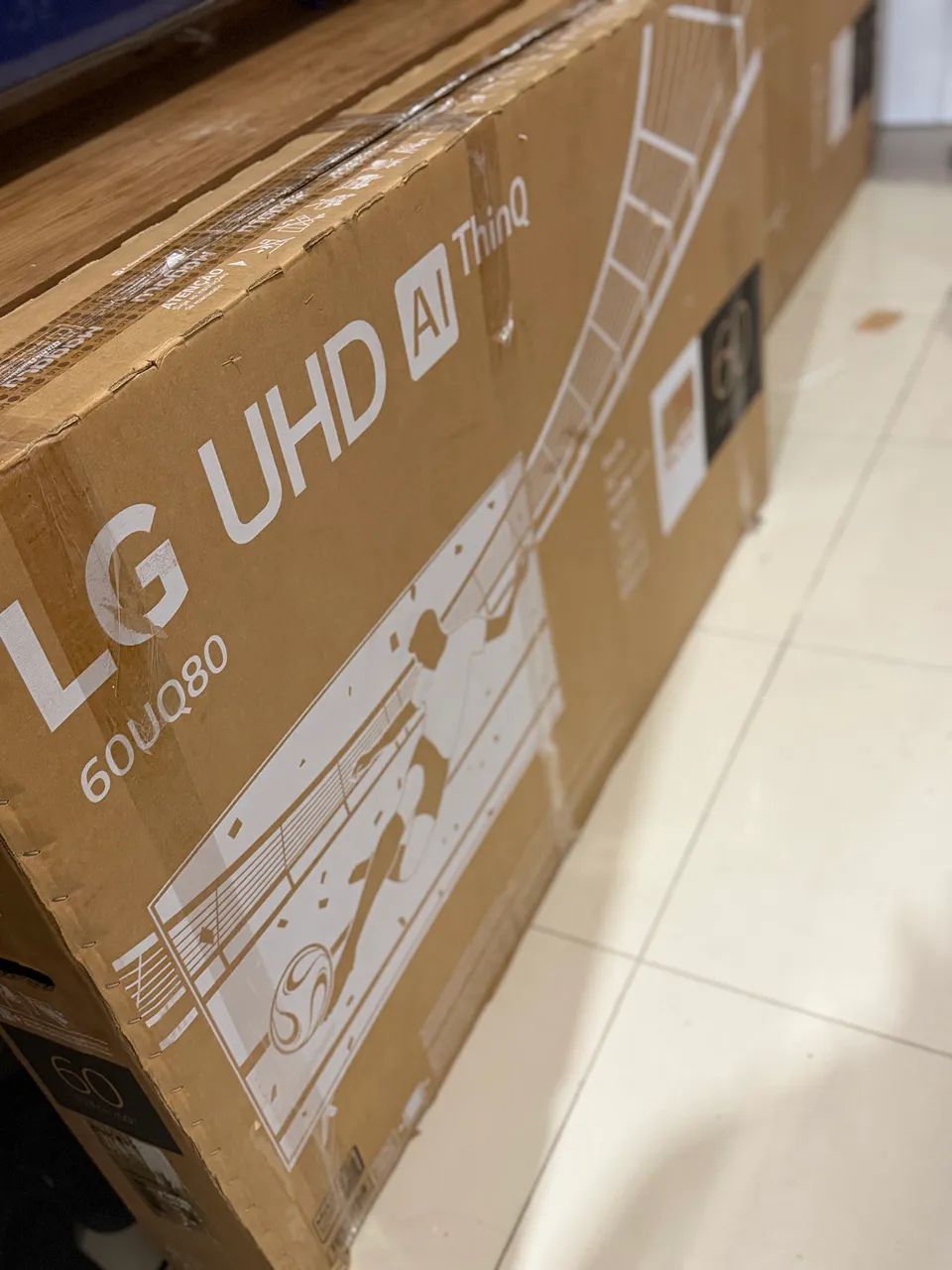 Tv smart 60 polegadas LG  na caixa modelo com vídeo game integrado zera - Foto 3