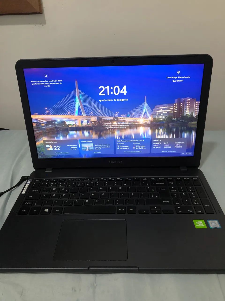Notebook Samsung Core i7 8ª Geração + NVIDIA/ Em Excelente estado