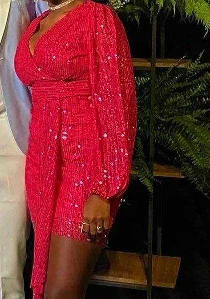 Vestido Paetê Rosa - Foto 2