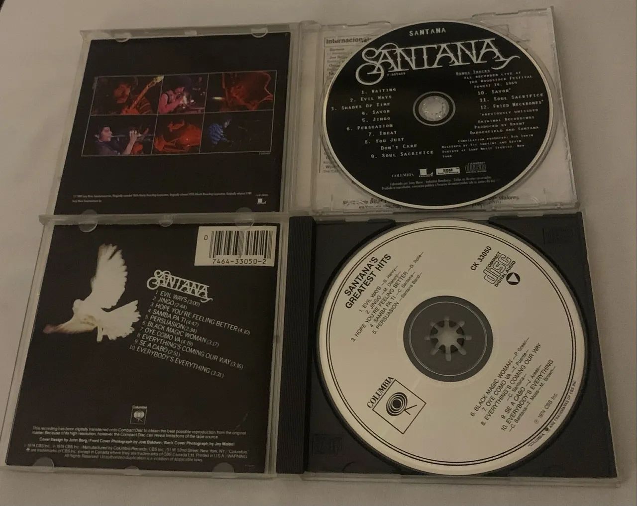 Cd Santana o primeiro ou o Gratest Hits impecáveis  - Foto 4