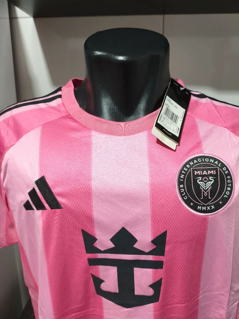 Camisa Inter Miami Adidas Rosa - Foto 3