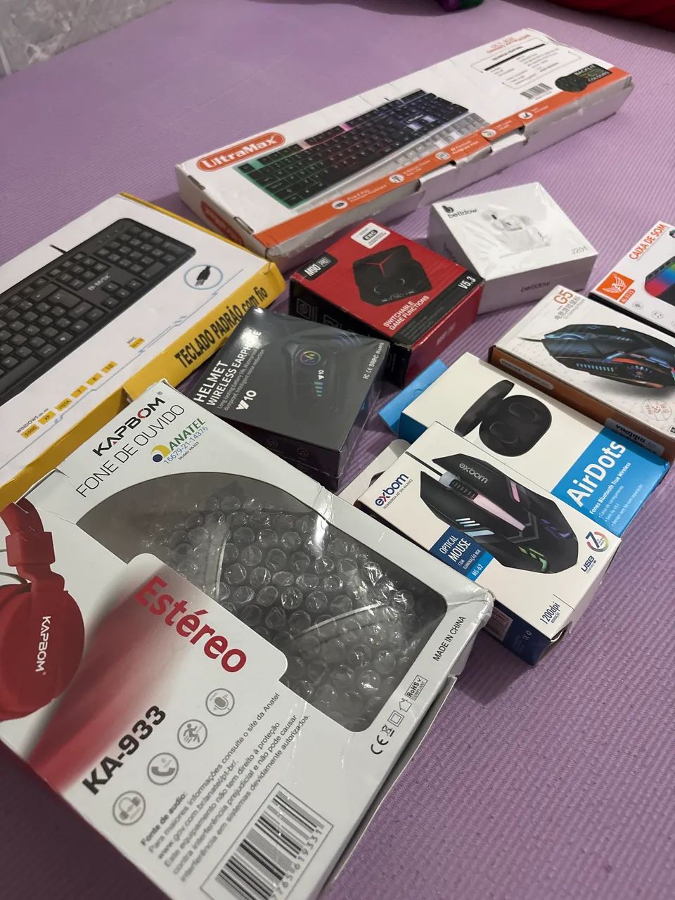 Fones, teclados, mouse e caixinha de som - Foto 3
