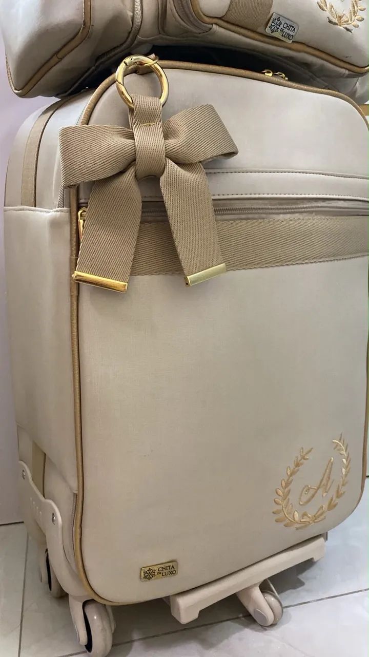 Bolsa e mala maternidade Chita de luxo