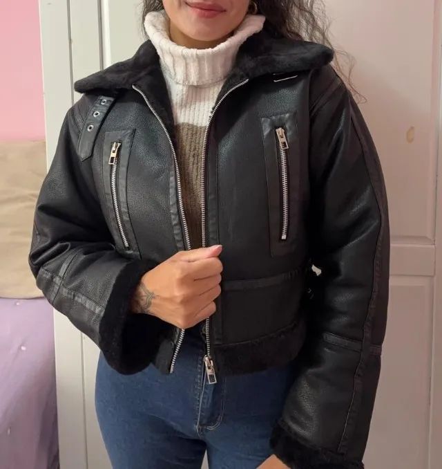Jaqueta de Couro Inverno  - Foto 4