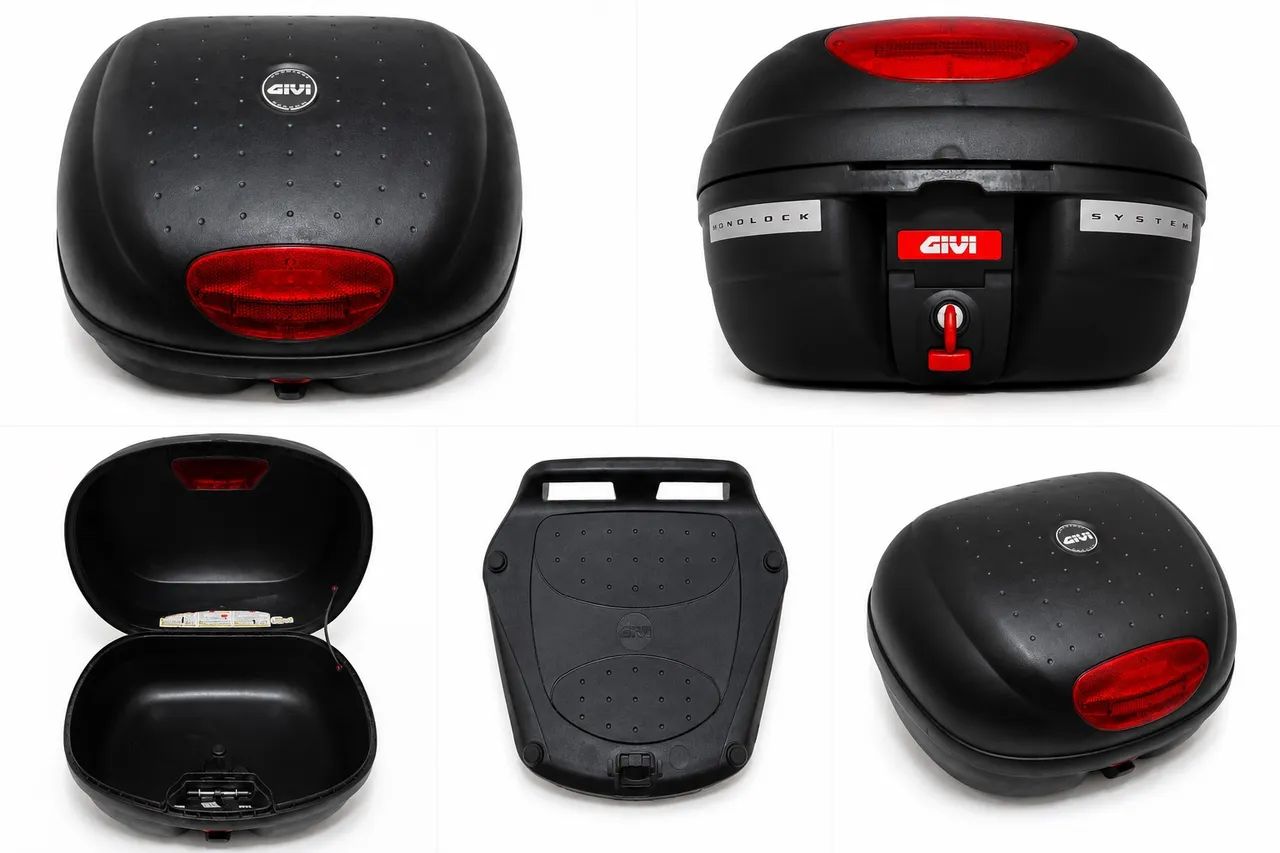 Baú Givi E33N Monolock Point 33 Litros - Original - Foto 2