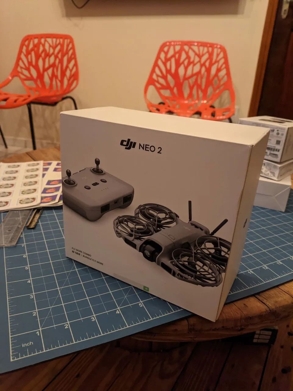 Dji neo 2 combo + controle c/ 3 baterias novo - Foto 2