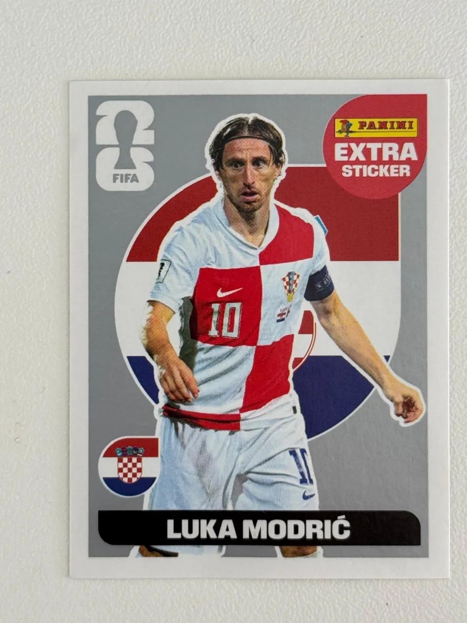 Figurinha modric prata
