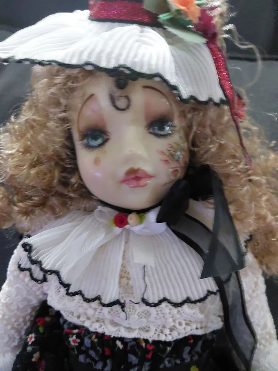 Boneca de porcelana pintada a mão  - Foto 2