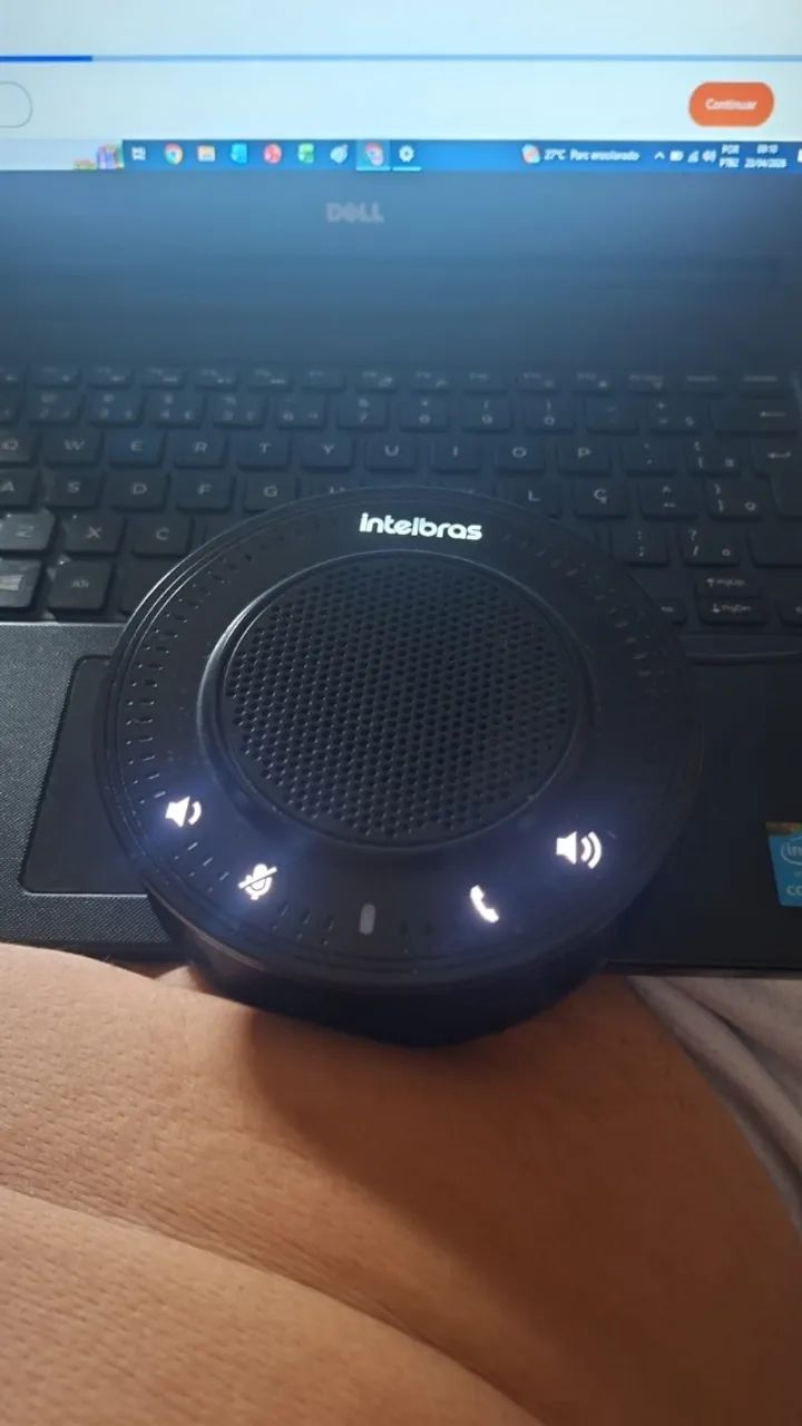 Audioconferência Intelbras CAP 100, USB - Preto - Foto 3