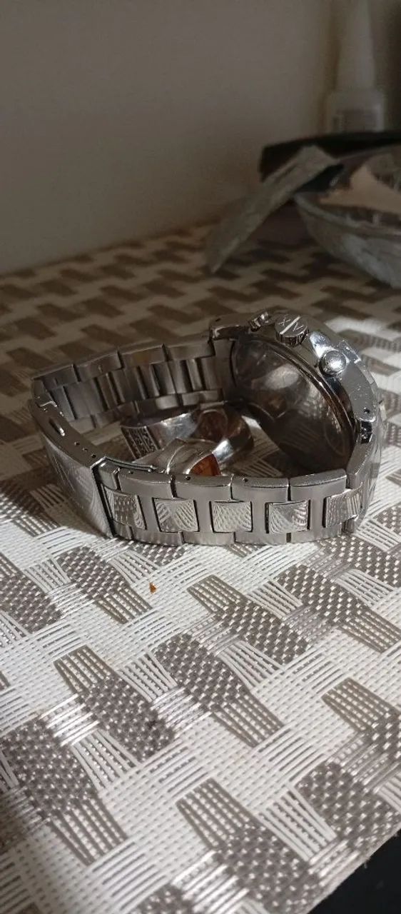 Vendo ou troco relógio Armani Exchange troco em tv . - Foto 3