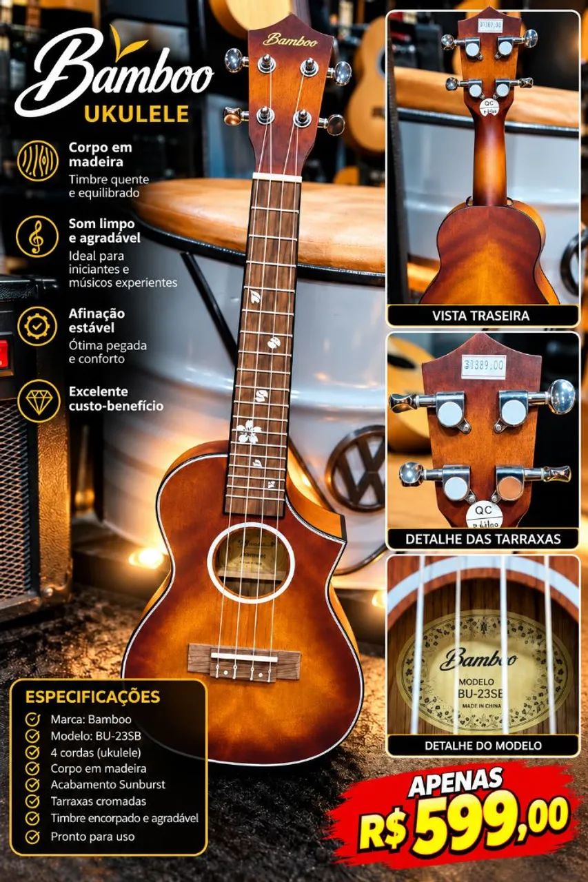 Ukulele Bamboo